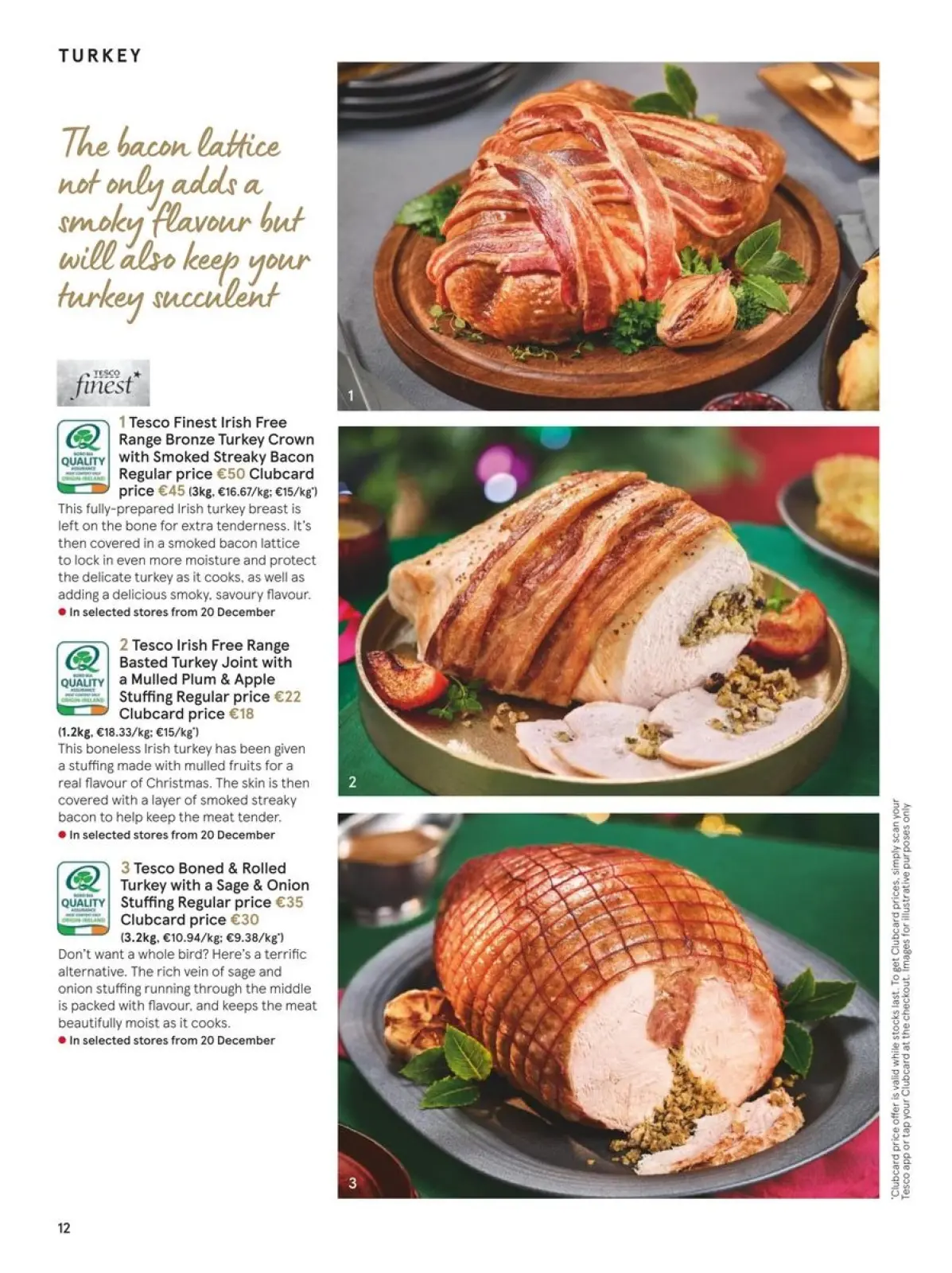 صفحة 12 ضمن عروض الطعام الاحتفالي في تيسكو بريطانيا