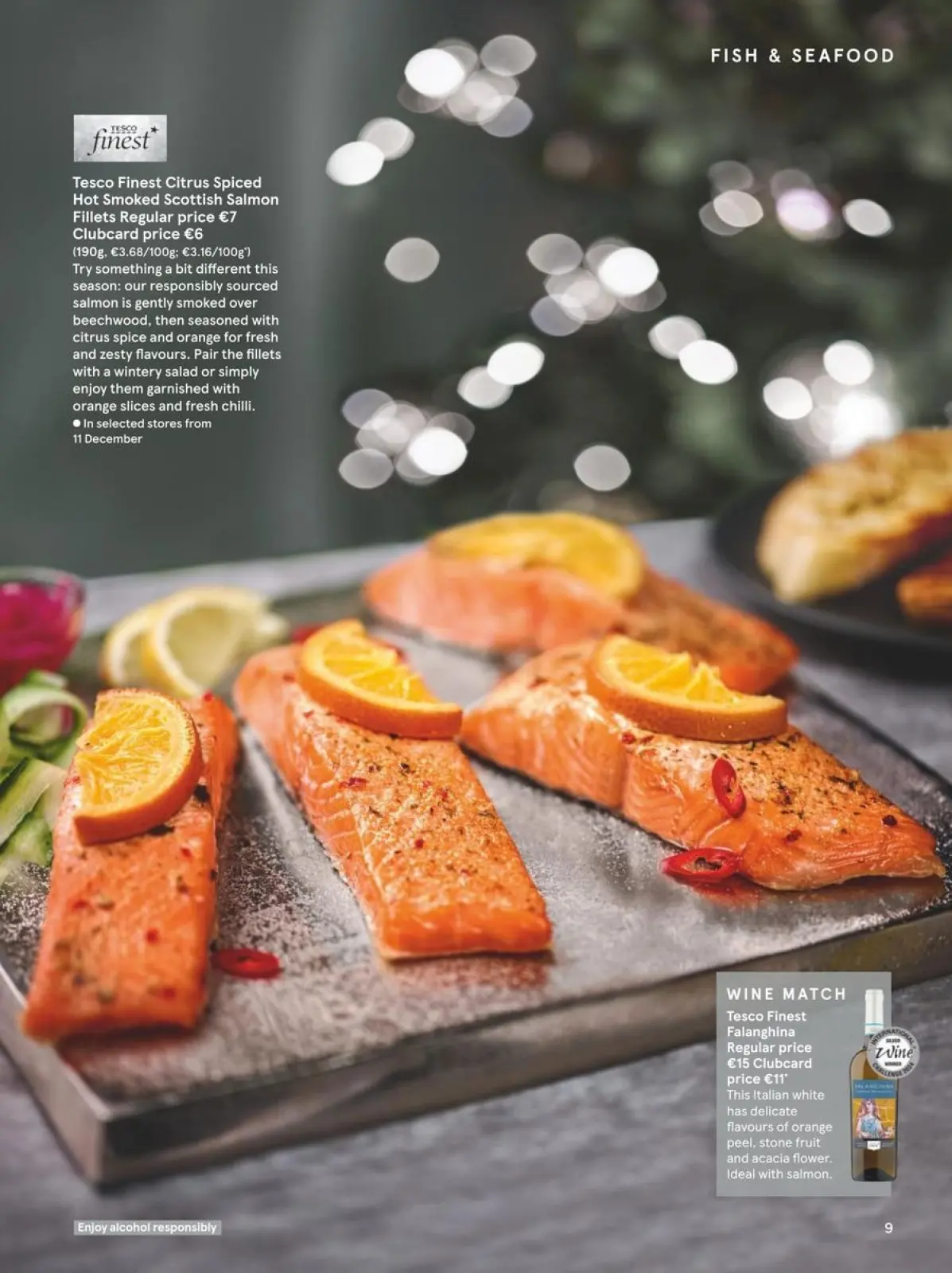 صفحة 9 ضمن عروض الطعام الاحتفالي في تيسكو بريطانيا