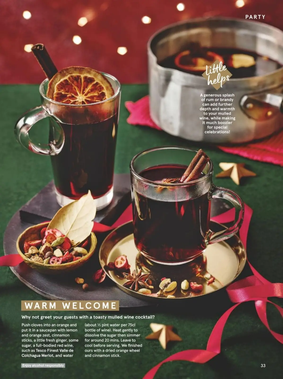 صفحة 33 ضمن عروض الطعام الاحتفالي في تيسكو بريطانيا