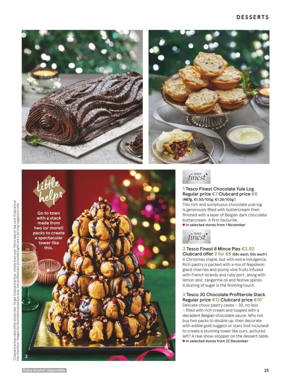 صفحة 25 ضمن عروض الطعام الاحتفالي في تيسكو بريطانيا