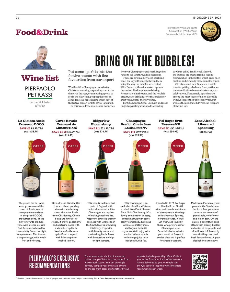 عروض ويتروس سوبر ماركت بريطانيا من 19 ديسمبر حتى 9 يناير 2025 عروض وقت المفاجأت - ويتروس سوبر ماركت - المملكة المتحدة - 19 ديسمبر 2024 – 9 يناير 2025 - صفحة 36