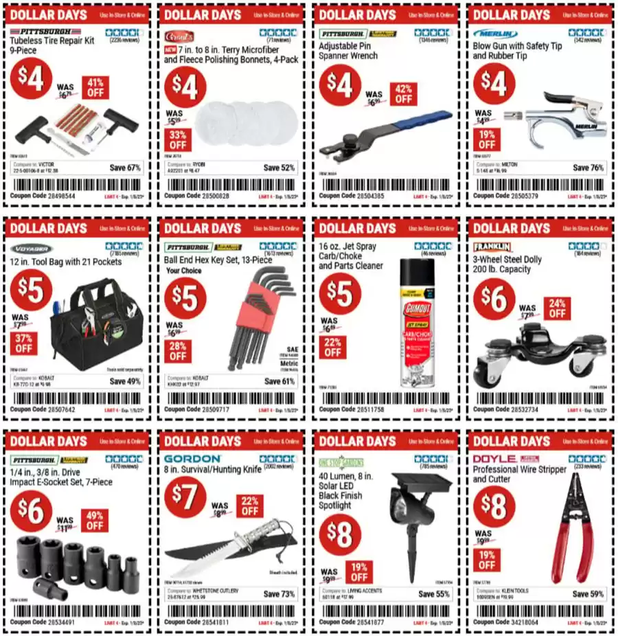 Harbor Freight USA Offers from 27 December to 10 January 2025 Great offers