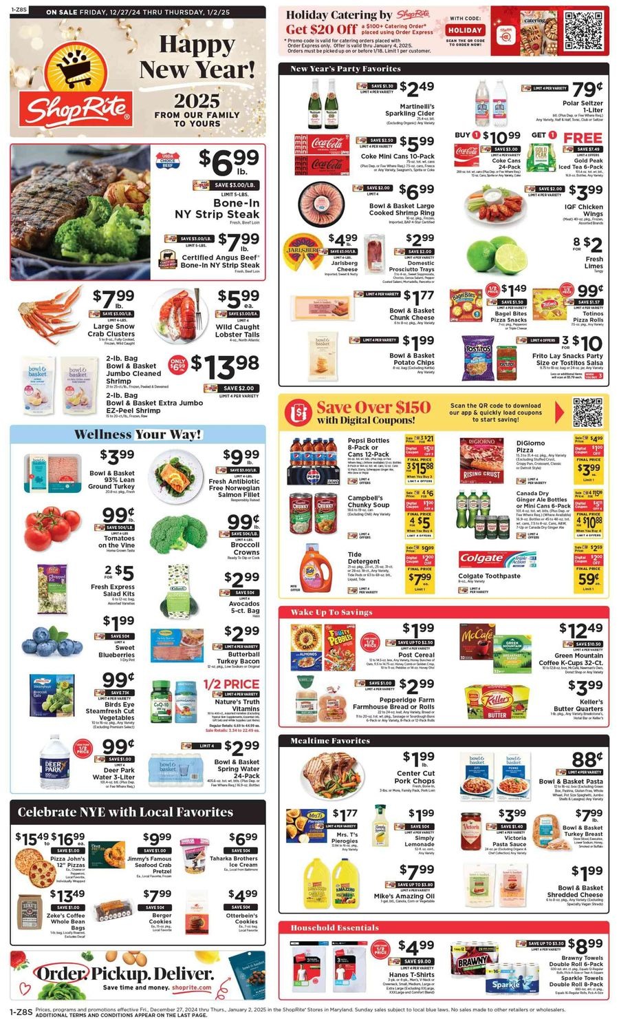 ShopRite USA Offers from 27 December to 2 January 2025 New Year's Sale