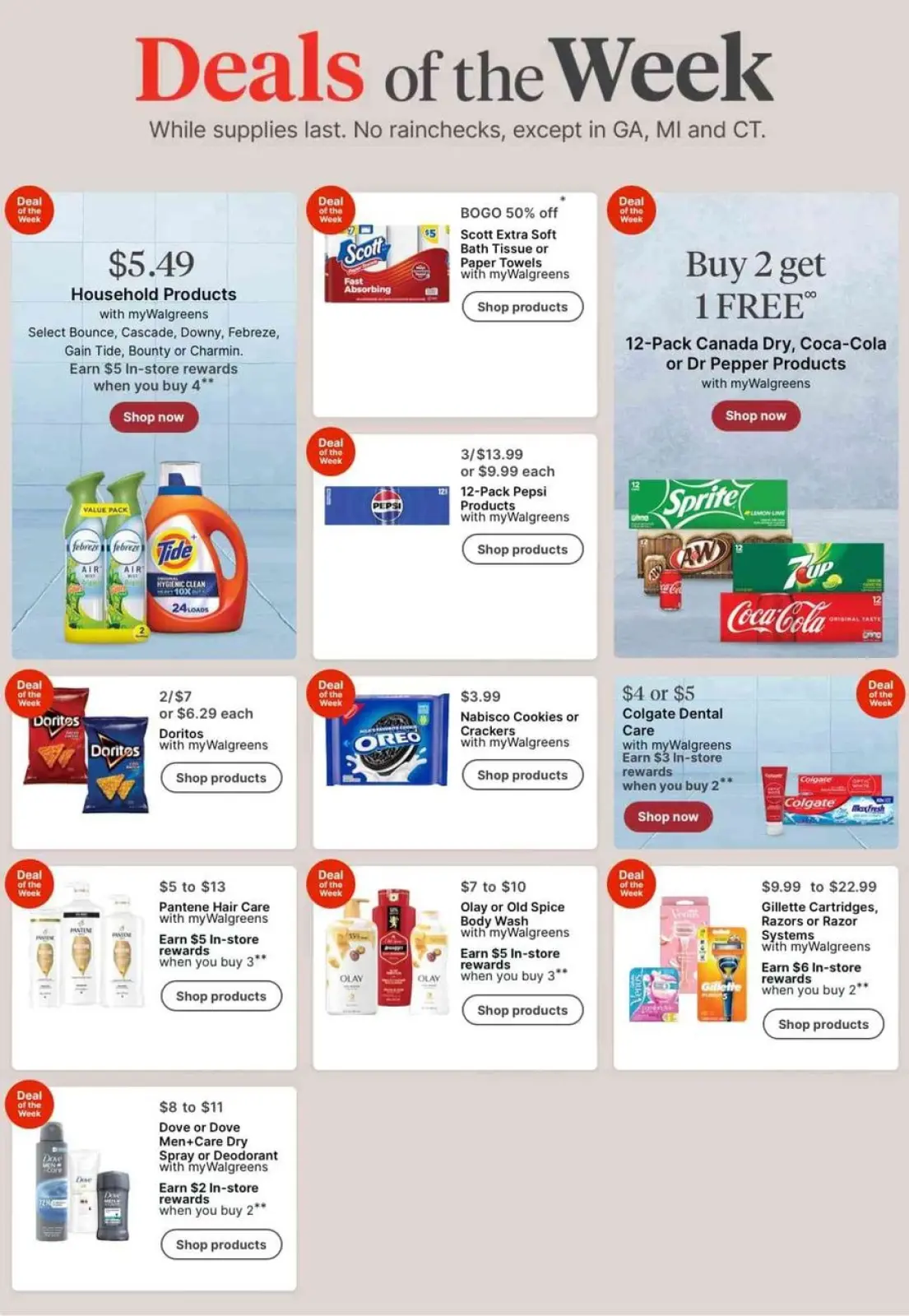 Page 1 in Current bargains and offers at Walgreens USA