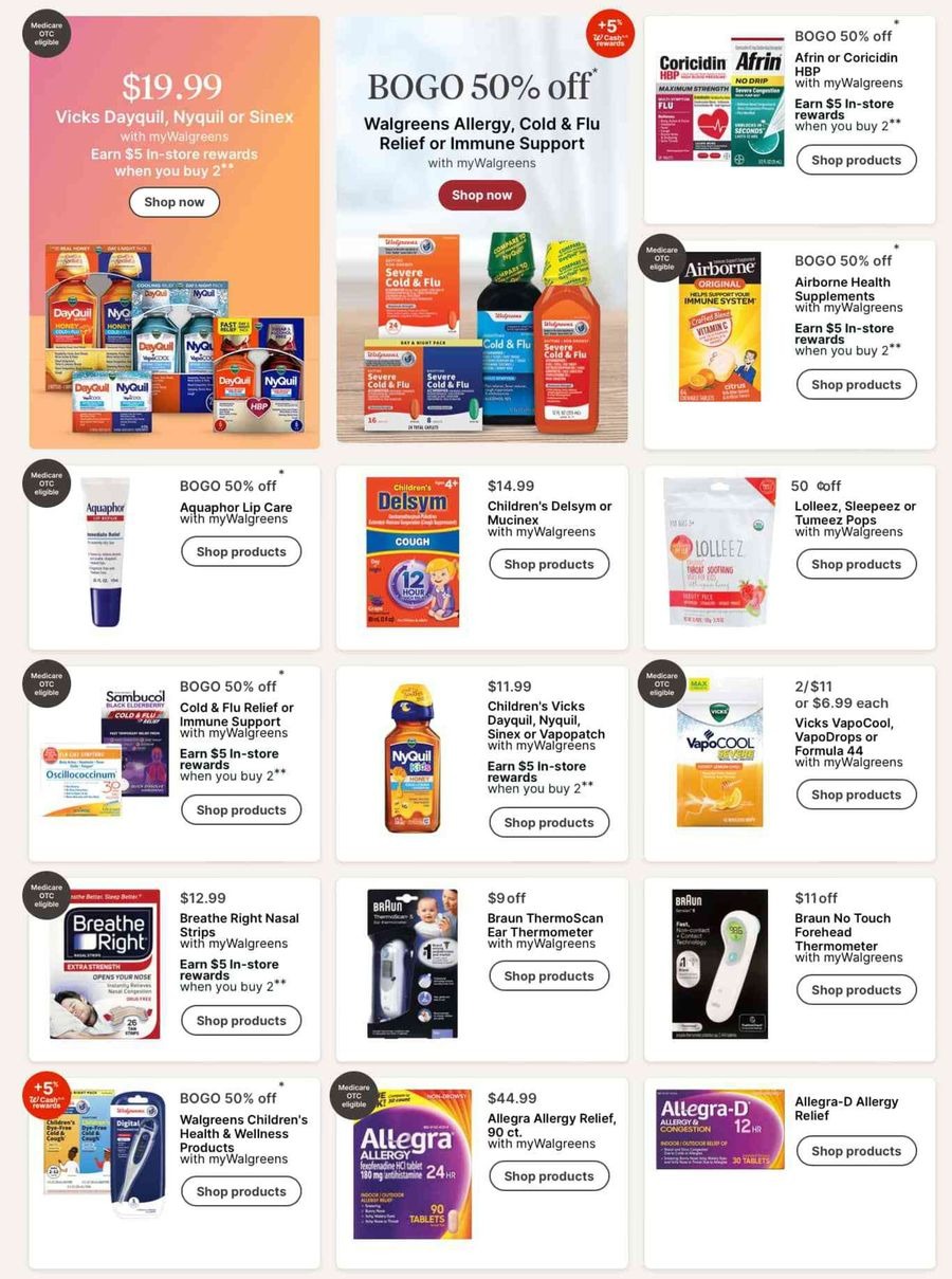 Walgreens USA Offers from 29 December to 4 January 2025 Current bargains and offers