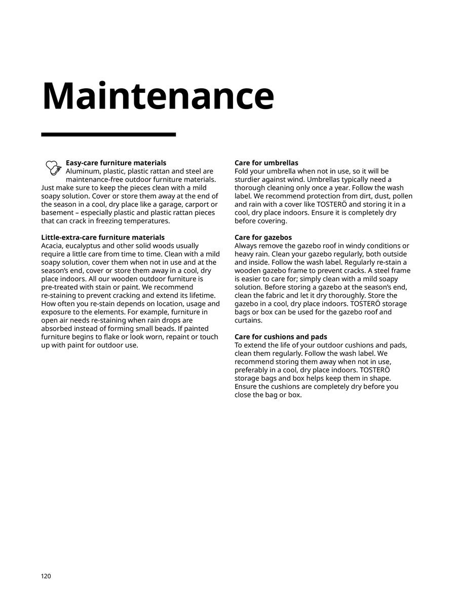 IKEA USA Offers from 29 April to 31 December 2024 Outdoor Living offers