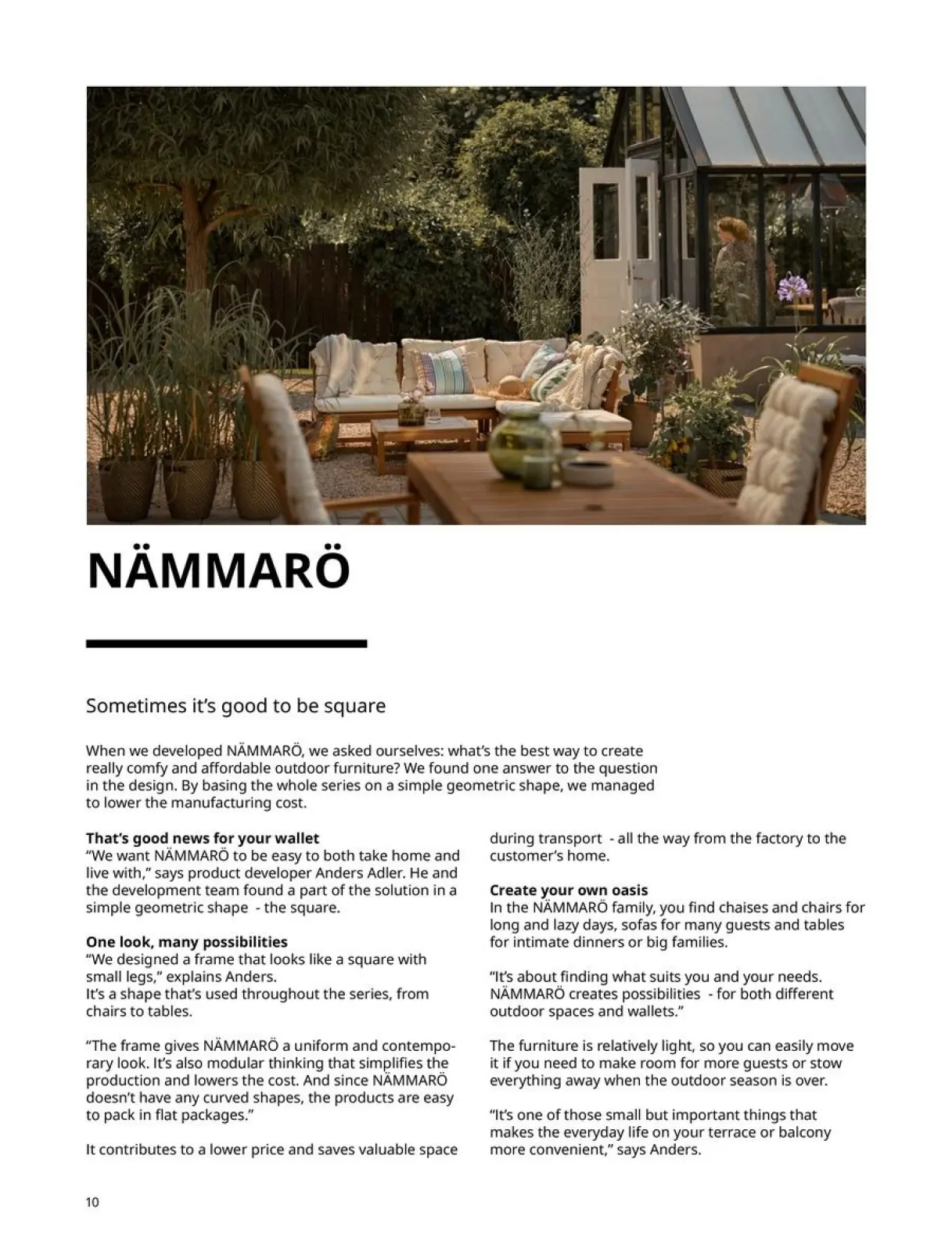 Page 10 in Outdoor Living offers at IKEA USA