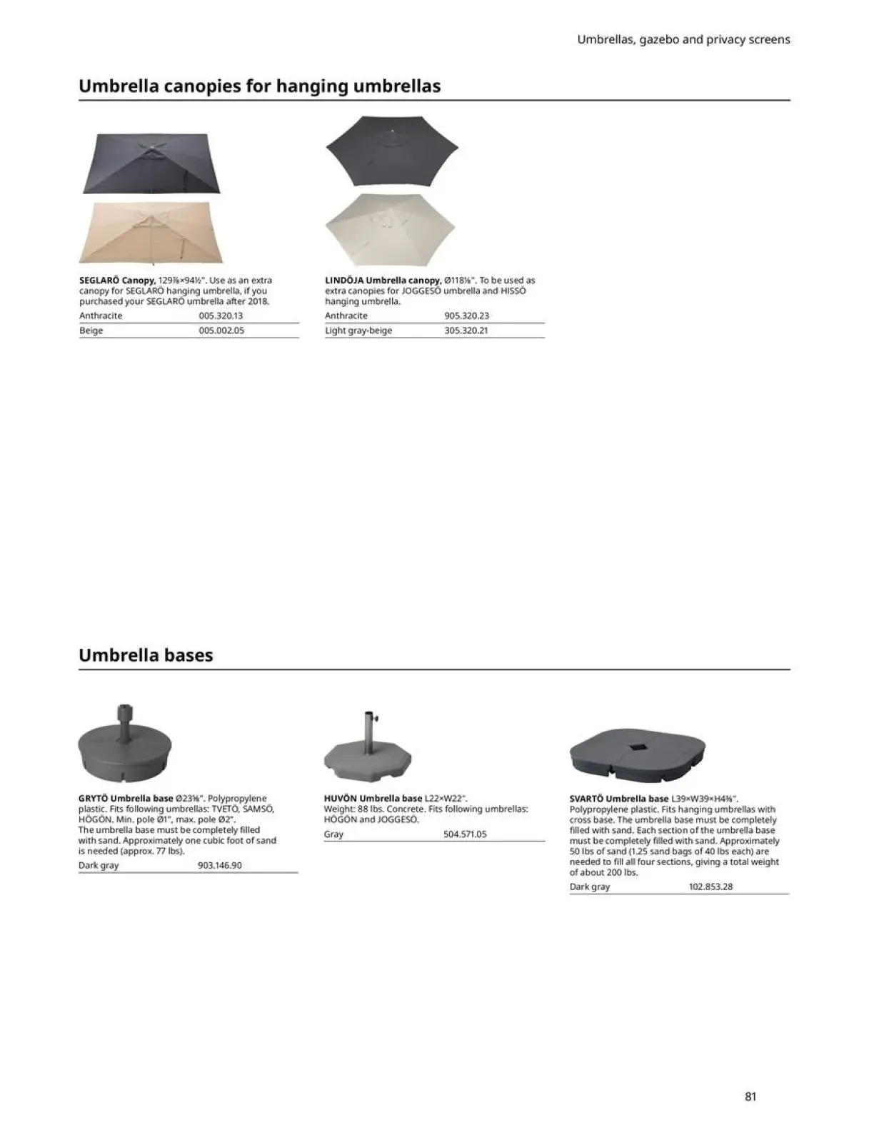 Page 81 in Outdoor Living offers at IKEA USA