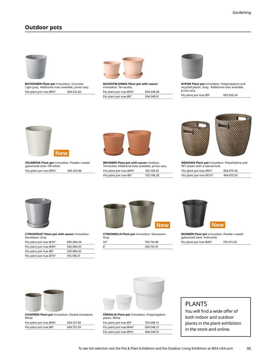 IKEA USA Offers from 29 April to 31 December 2024 Outdoor Living offers