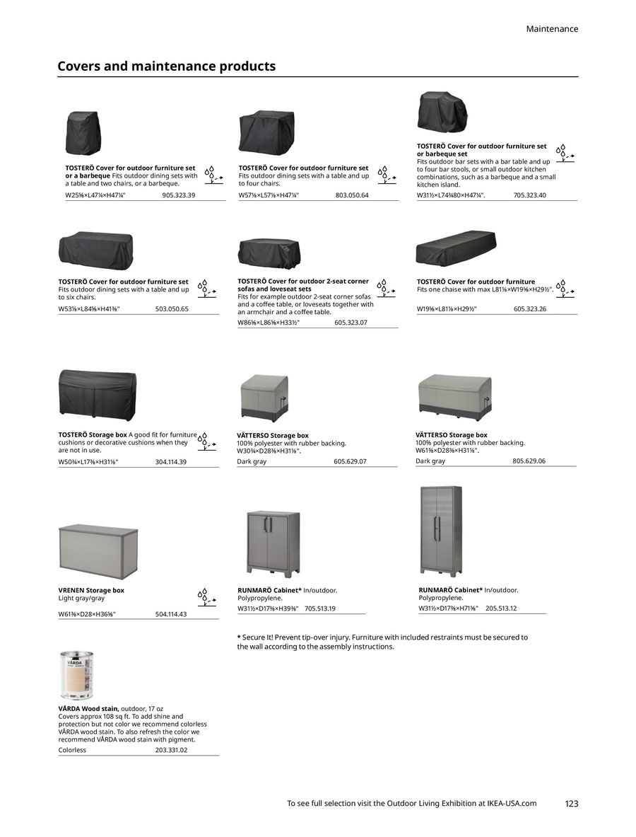 IKEA USA Offers from 29 April to 31 December 2024 Outdoor Living offers