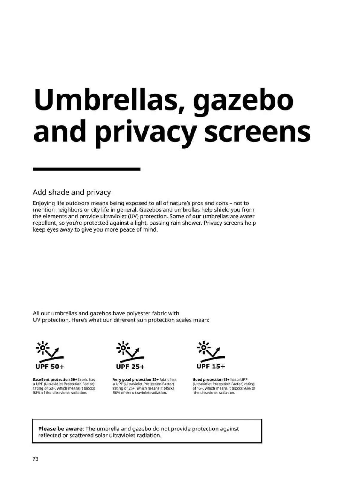 Page 78 in Outdoor Living offers at IKEA USA