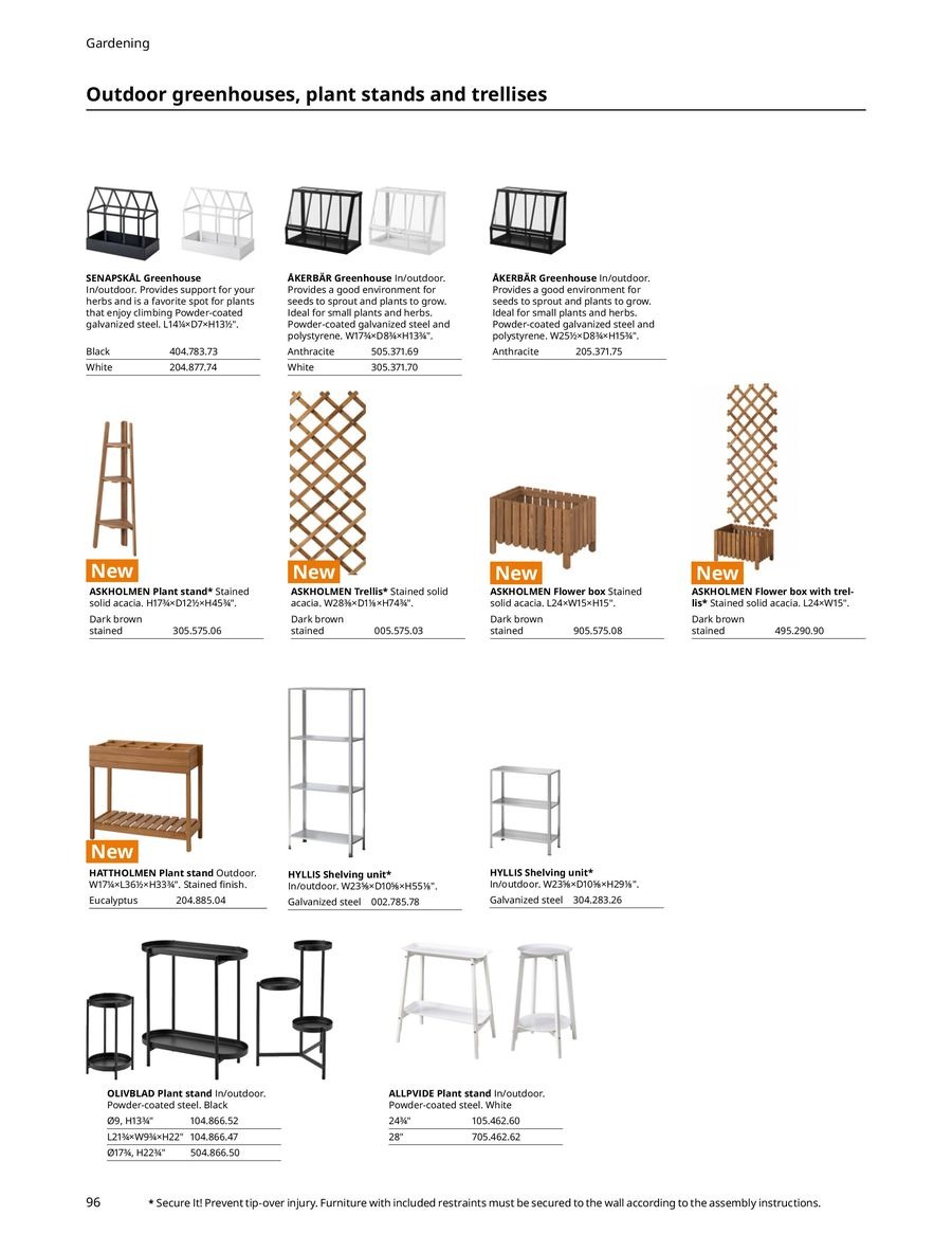 IKEA USA Offers from 29 April to 31 December 2024 Outdoor Living offers