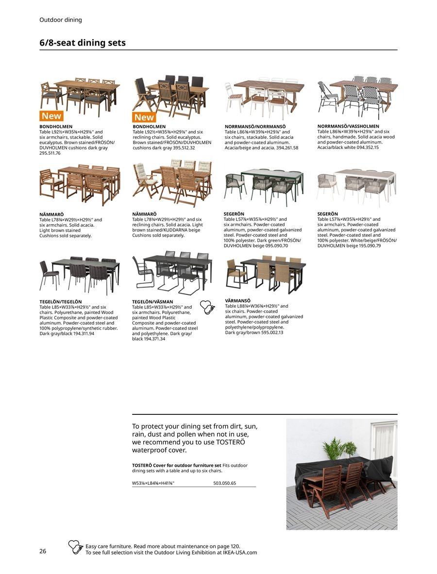 IKEA USA Offers from 29 April to 31 December 2024 Outdoor Living offers