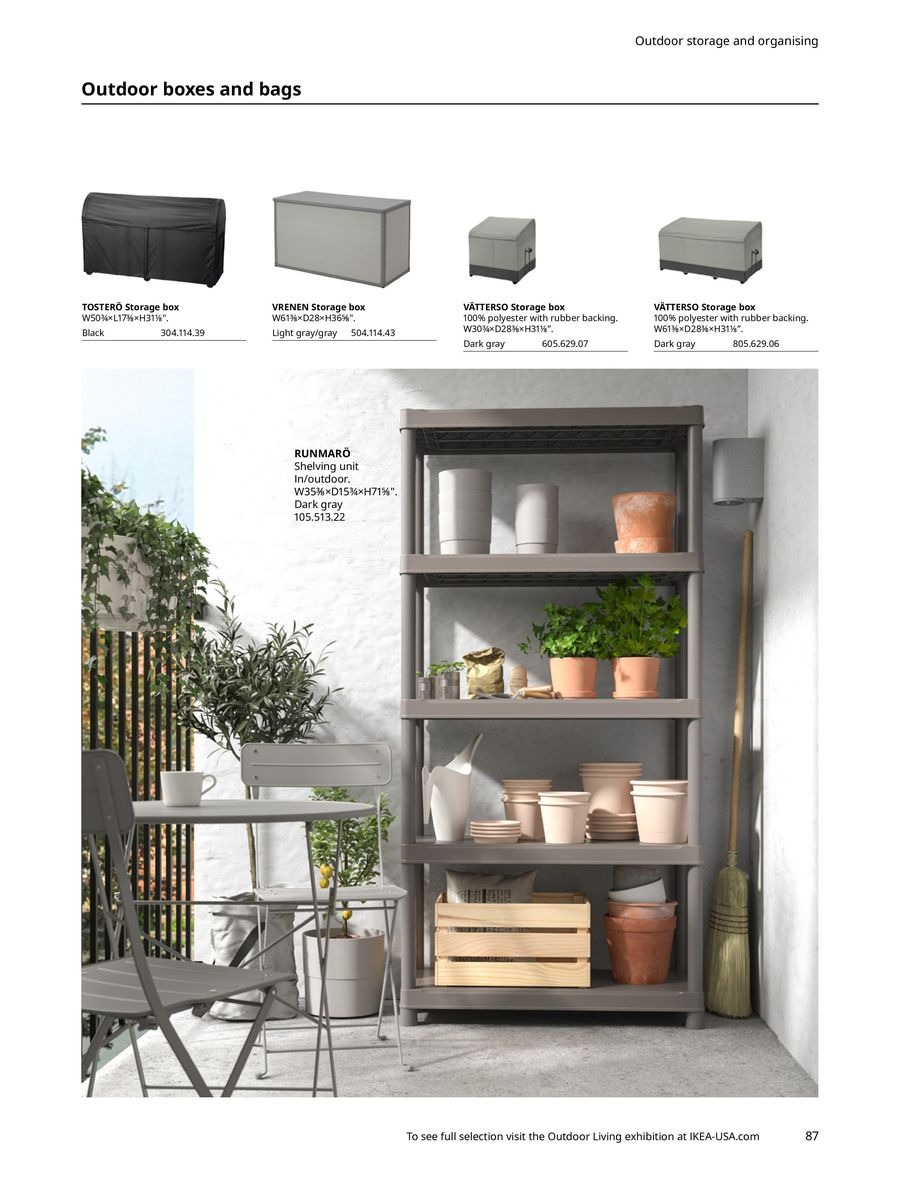 IKEA USA Offers from 29 April to 31 December 2024 Outdoor Living offers