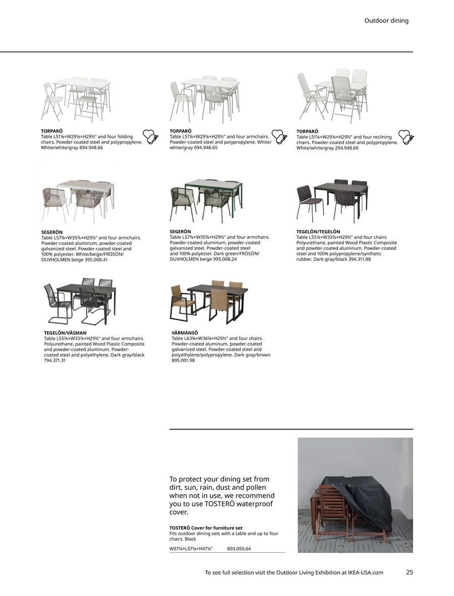 IKEA USA Offers from 29 April to 31 December 2024 Outdoor Living offers