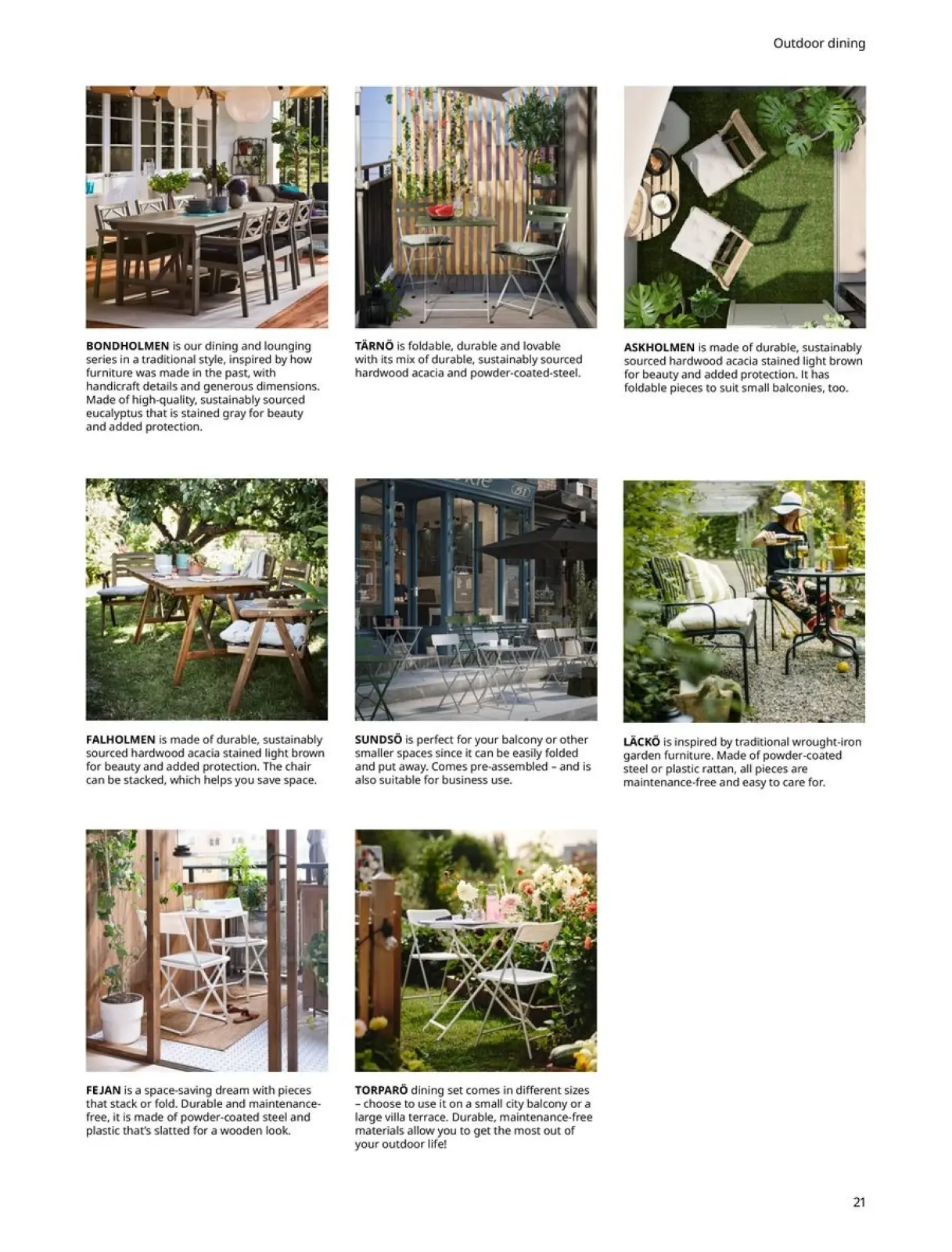 Page 21 in Outdoor Living offers at IKEA USA