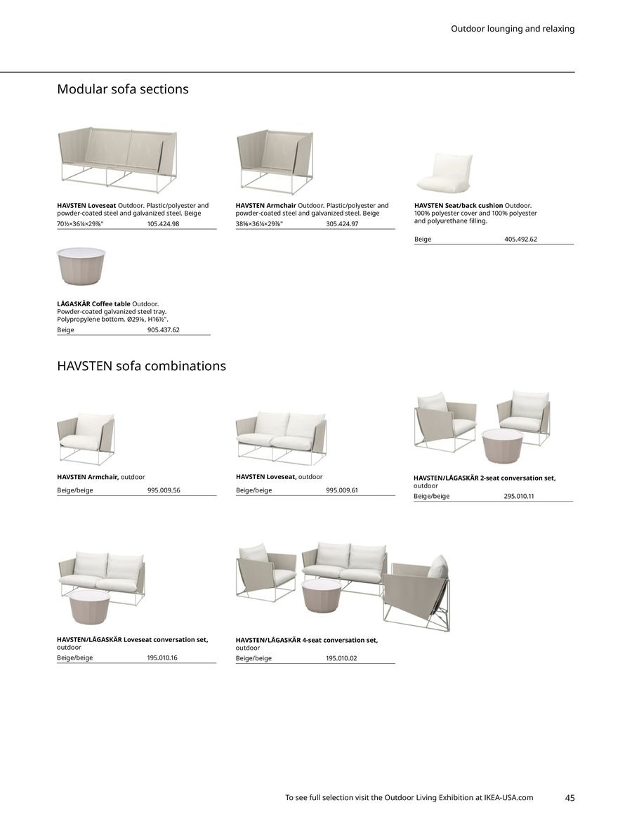 IKEA USA Offers from 29 April to 31 December 2024 Outdoor Living offers