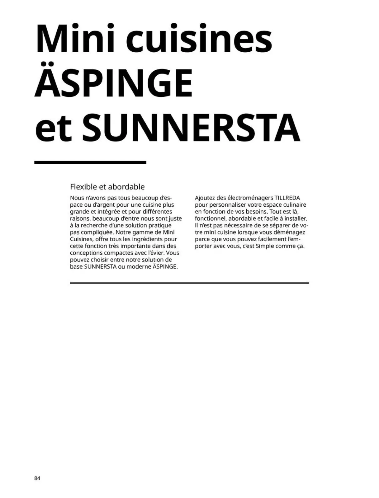 صفحة 84 ضمن دليل شراء المطابخ في ايكيا إسبانيا