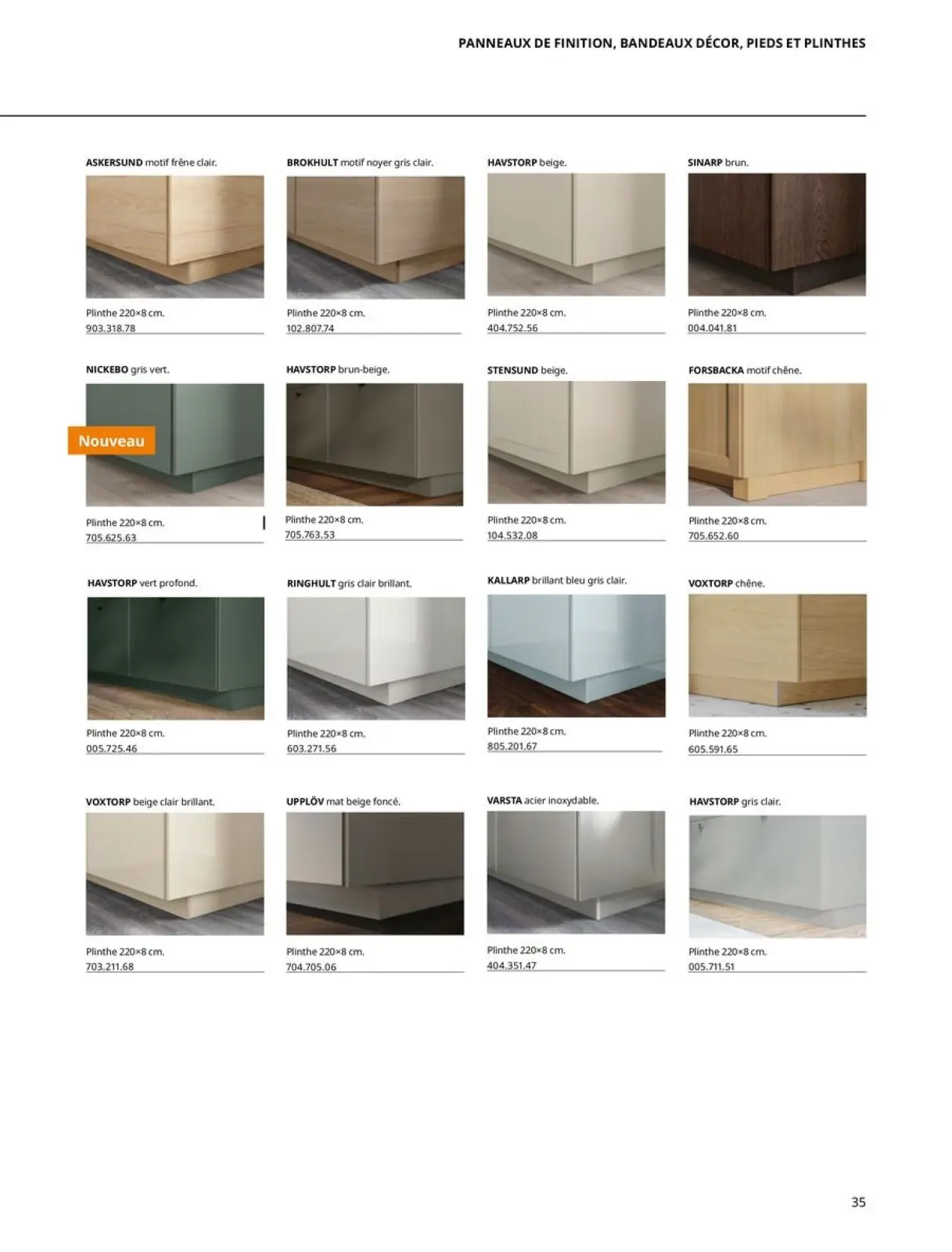 صفحة 35 ضمن دليل شراء المطابخ في ايكيا إسبانيا