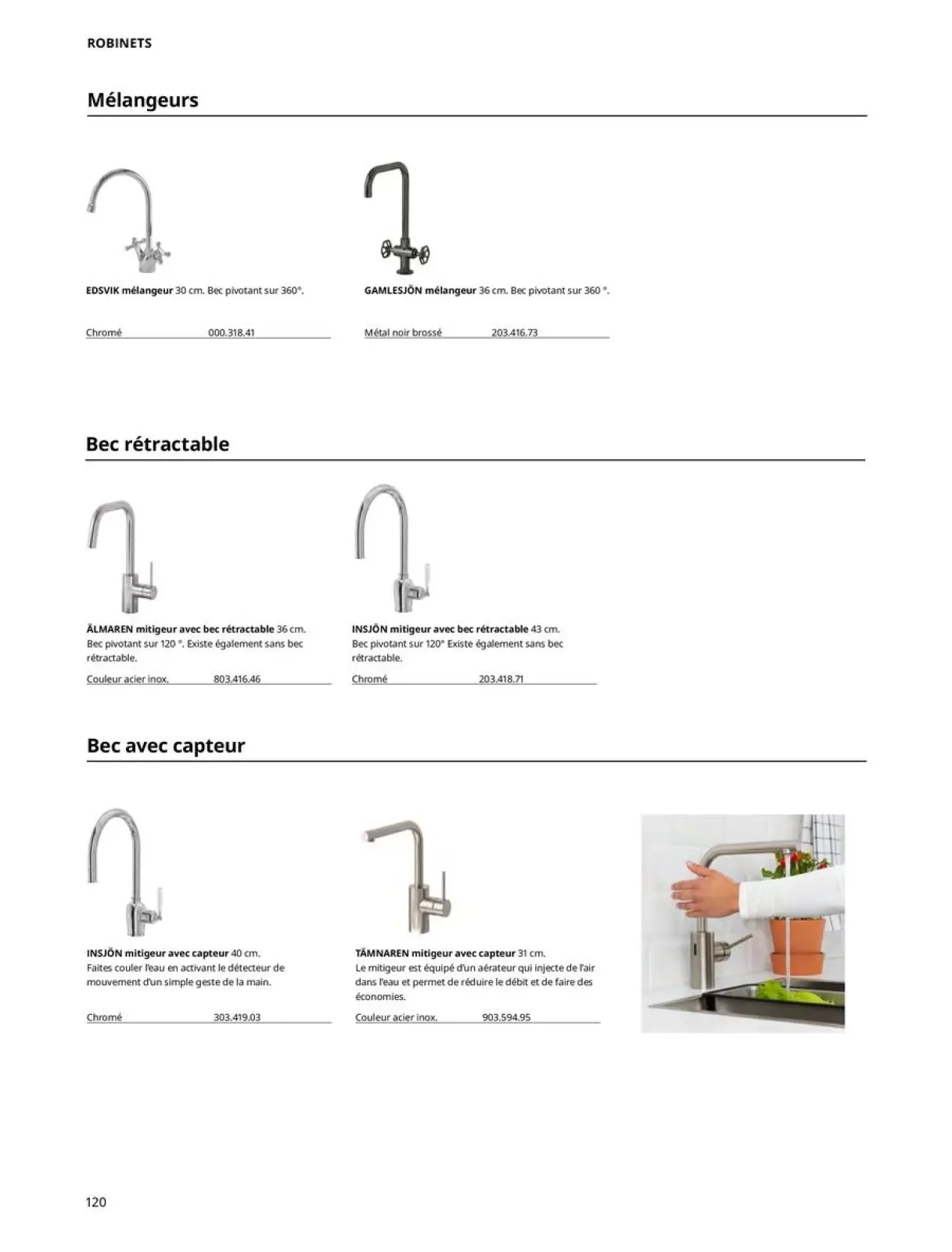 صفحة 120 ضمن دليل شراء المطابخ في ايكيا إسبانيا