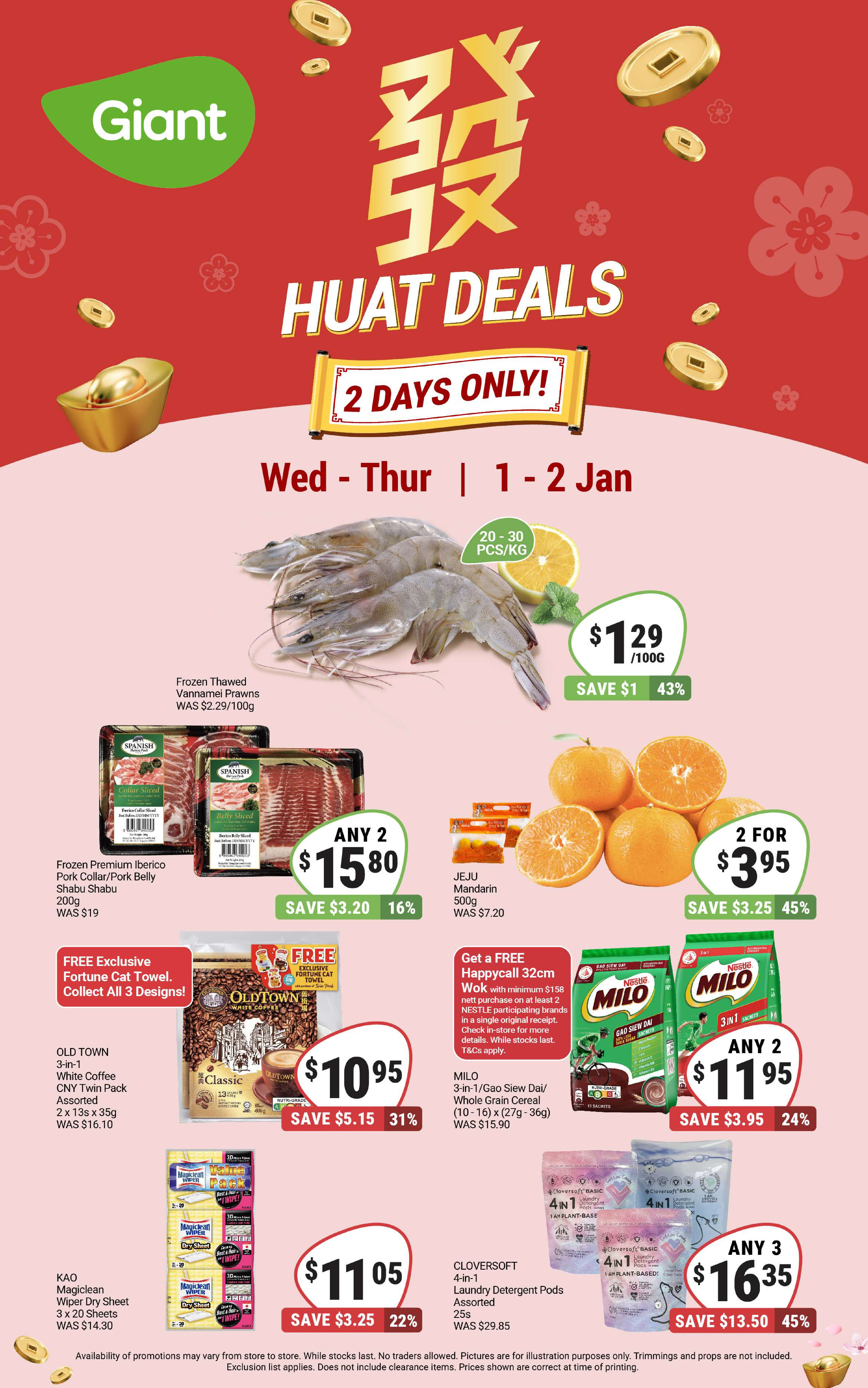 Giant Singapore Offers from 1 to 2 January 2025 Huat Deals