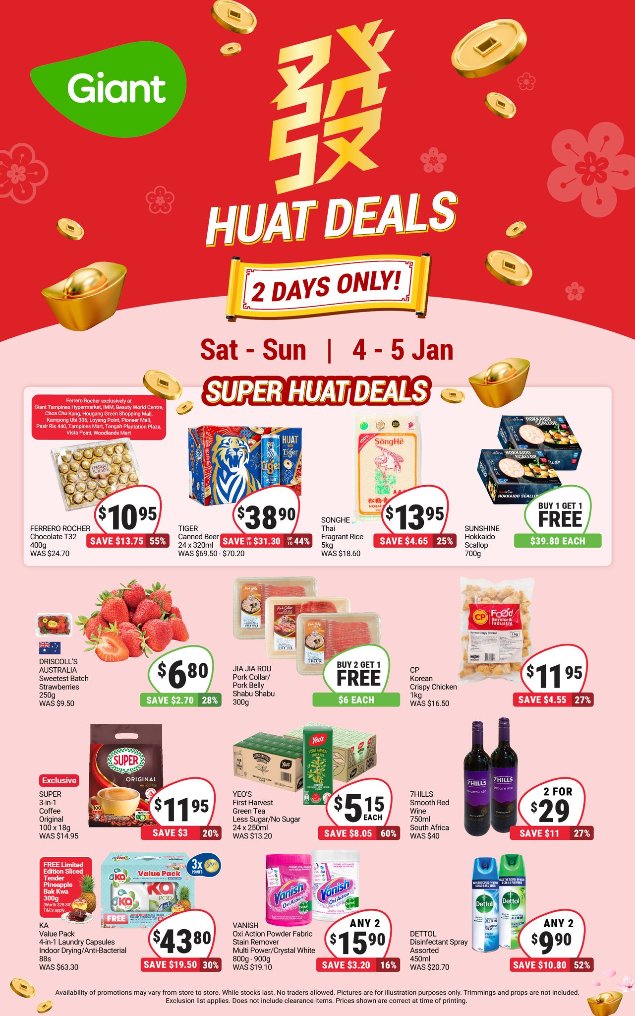 Giant Singapore Offers from 4 to 5 January 2025 2 Days Deal