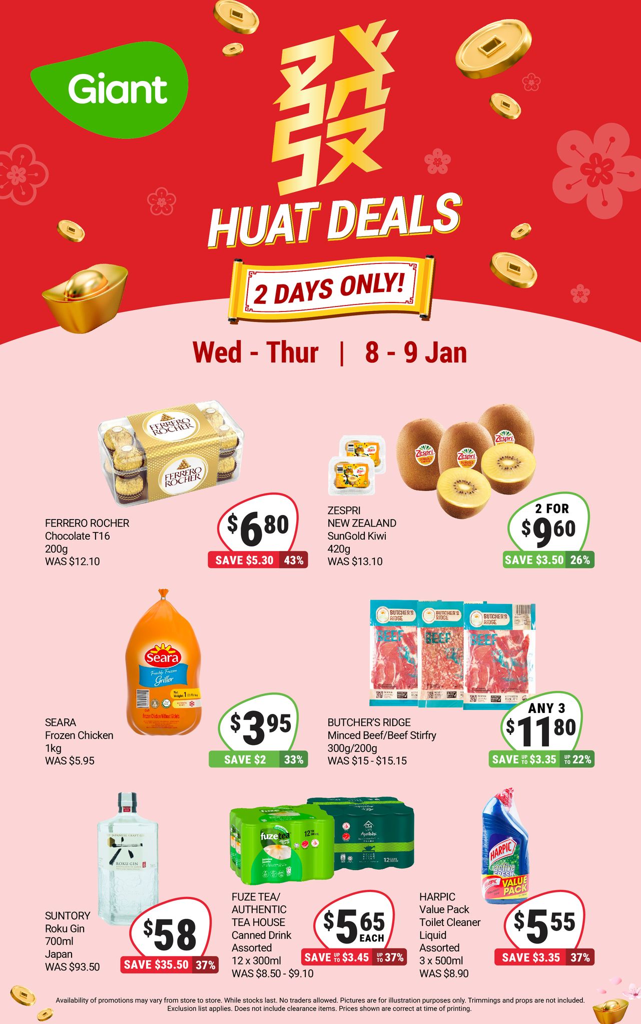 Giant Singapore Offers from 8 to 9 January 2025 2 Days Deal