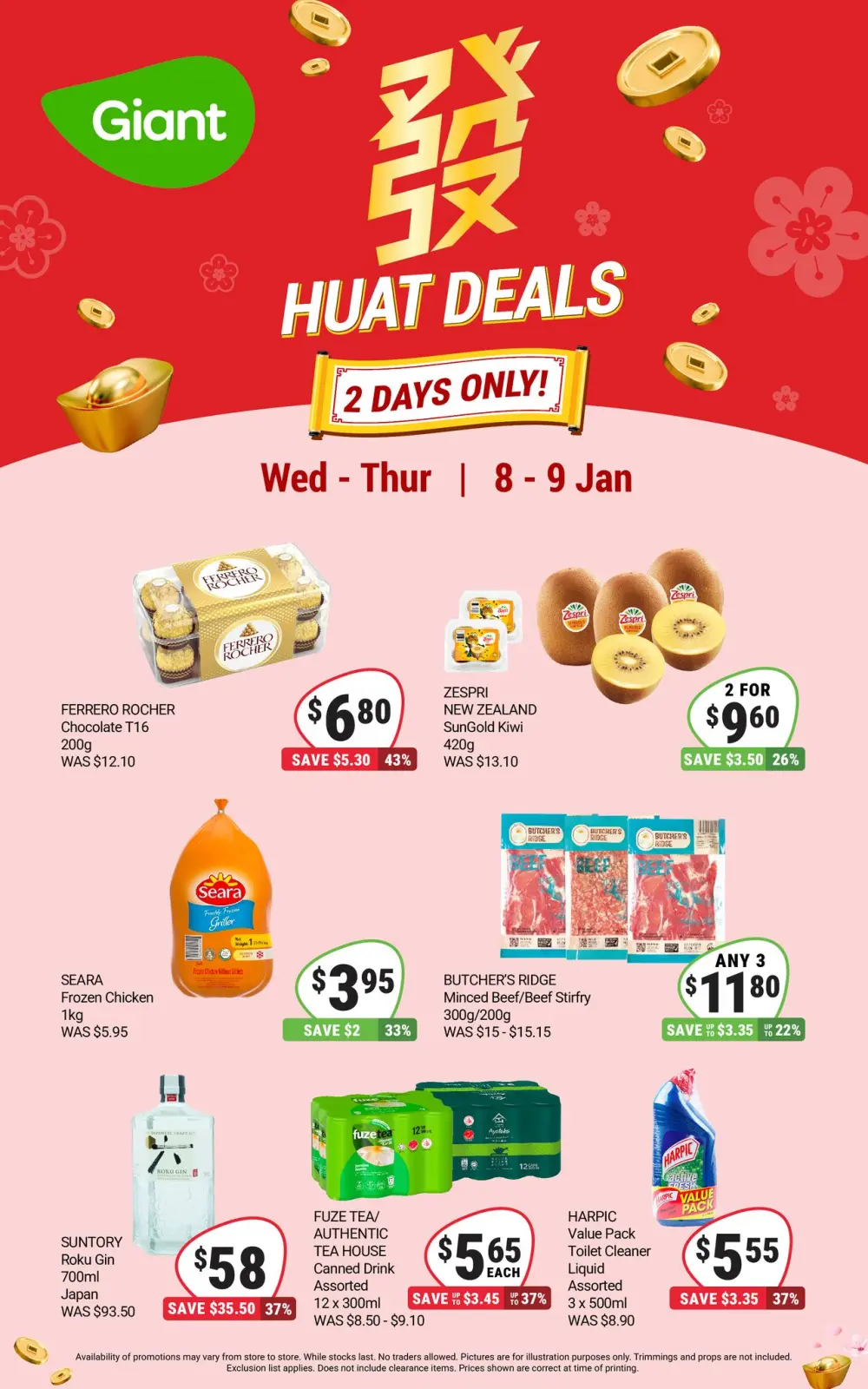 Page 1 dans Offre de deux jours chez Giant Singapour