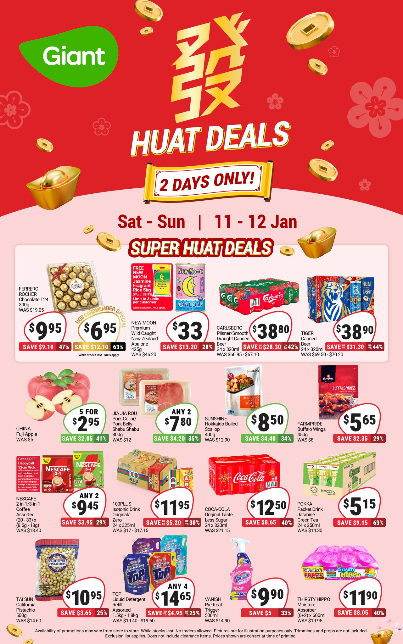 Giant Singapore Offers from 11 to 12 January 2025 2 DAYS ONLY