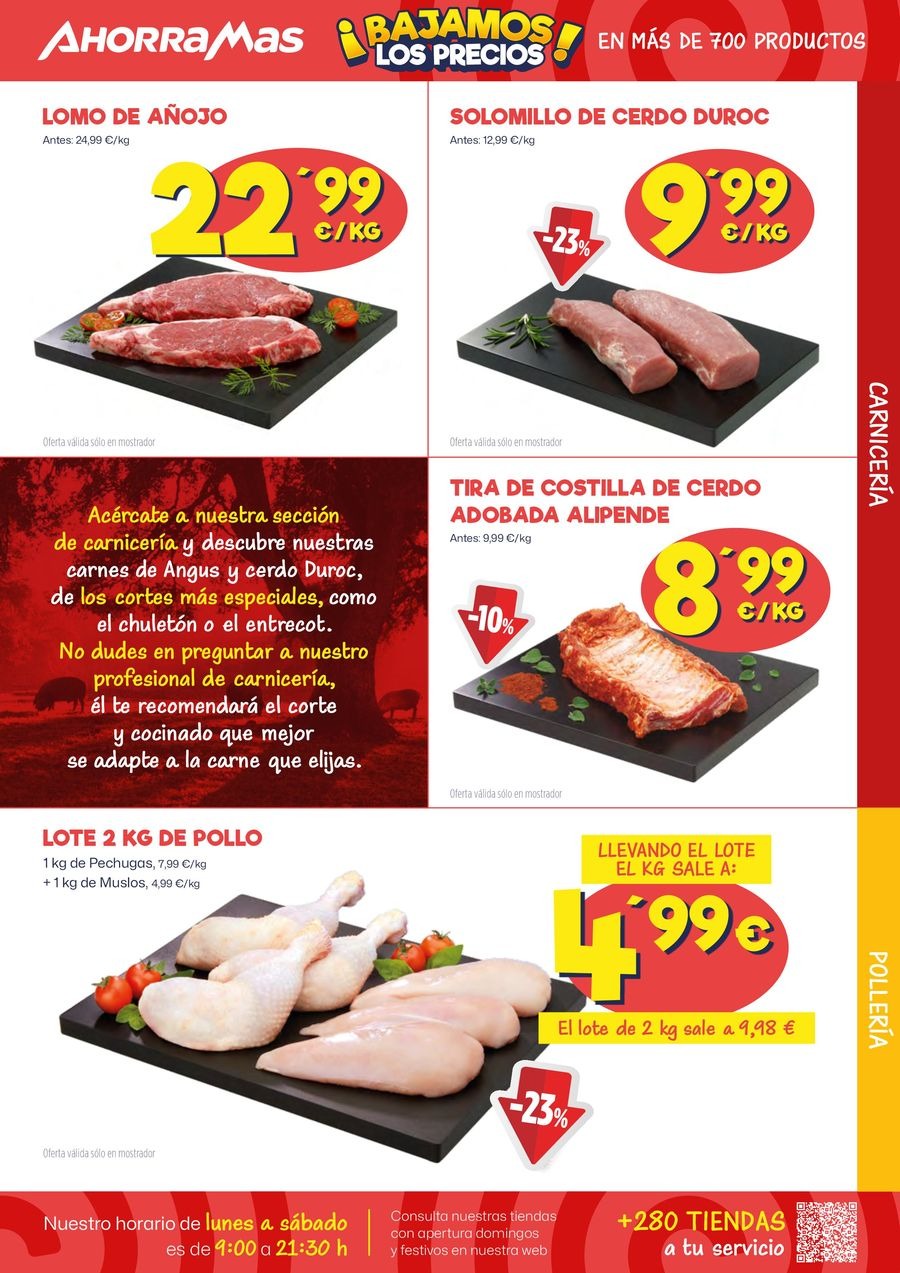 Ofertas de Ahorramas España de 9 a 15 enero 2025 ¡Bajamos los precios!