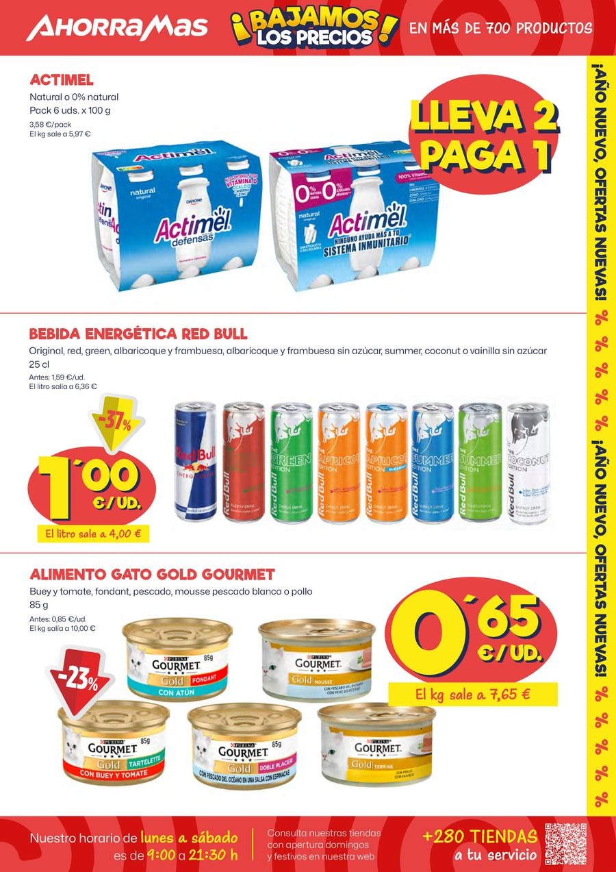 Ofertas de Ahorramas España de 9 a 15 enero 2025 ¡Bajamos los precios!