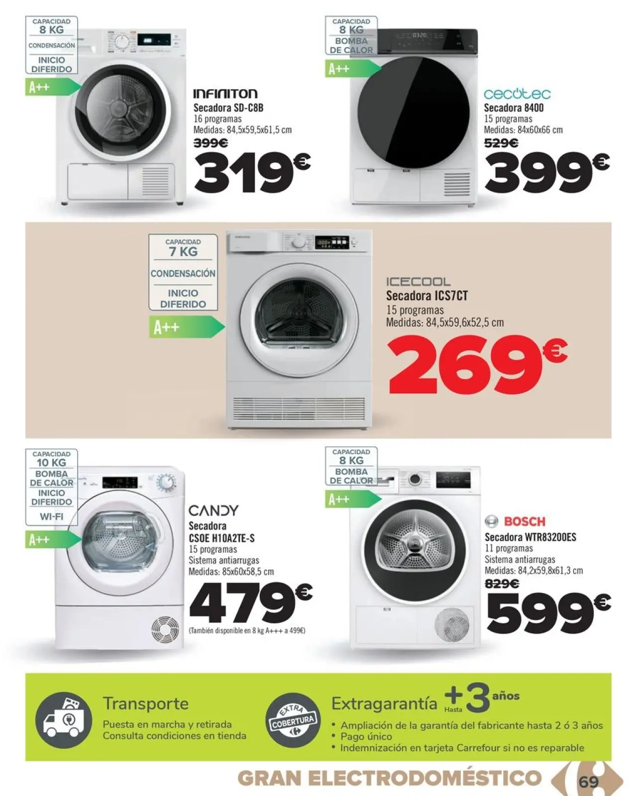 صفحة 69 ضمن عروض المنزل في كارفور إسبانيا