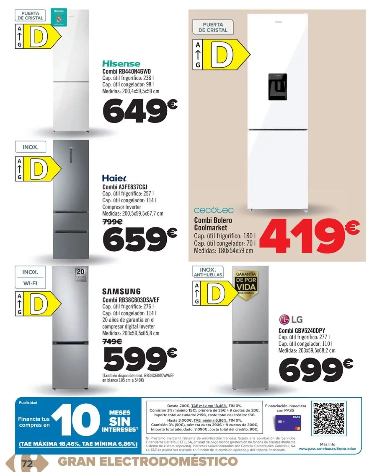 صفحة 72 ضمن عروض المنزل في كارفور إسبانيا