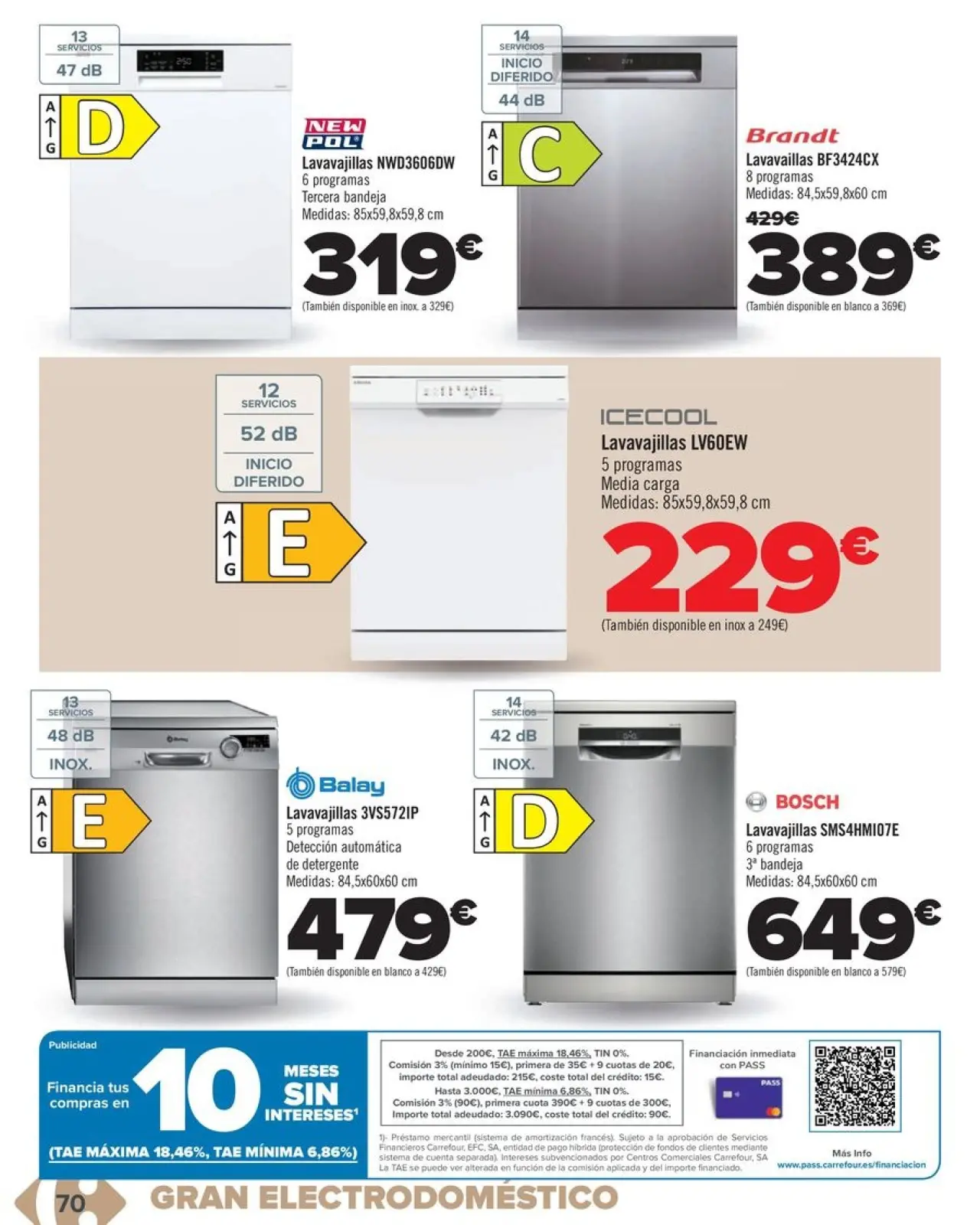 صفحة 70 ضمن عروض المنزل في كارفور إسبانيا