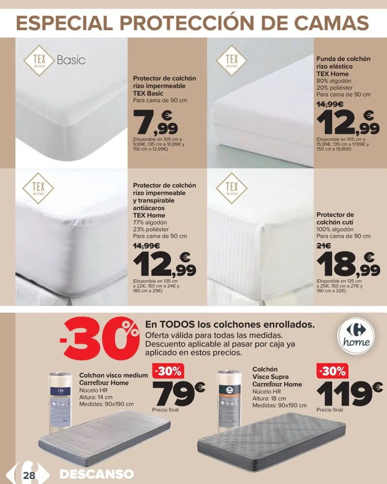 صفحة 28 ضمن عروض المنزل في كارفور إسبانيا