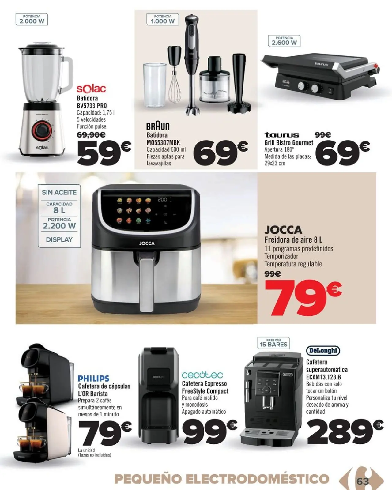 صفحة 63 ضمن عروض المنزل في كارفور إسبانيا