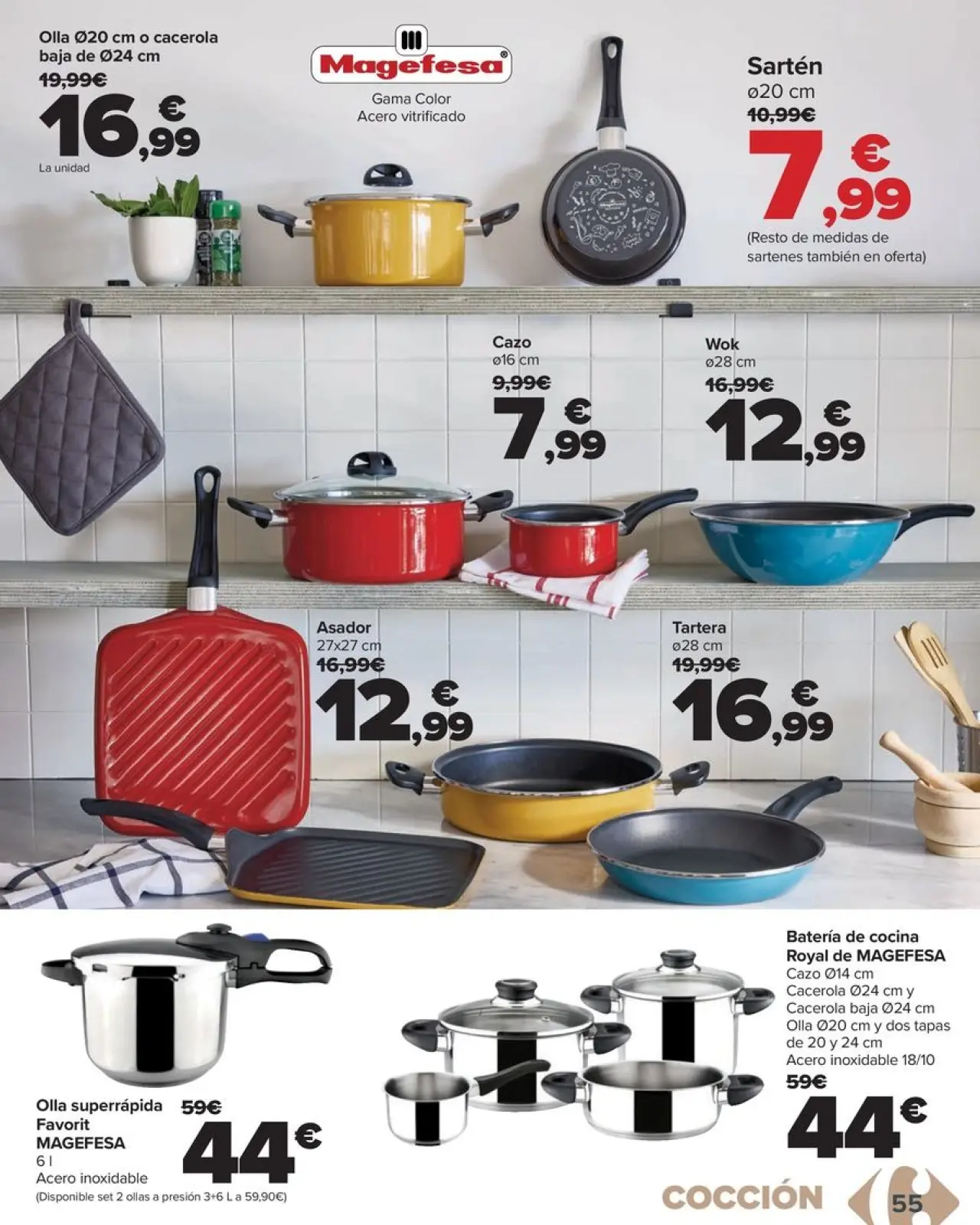 صفحة 55 ضمن عروض المنزل في كارفور إسبانيا