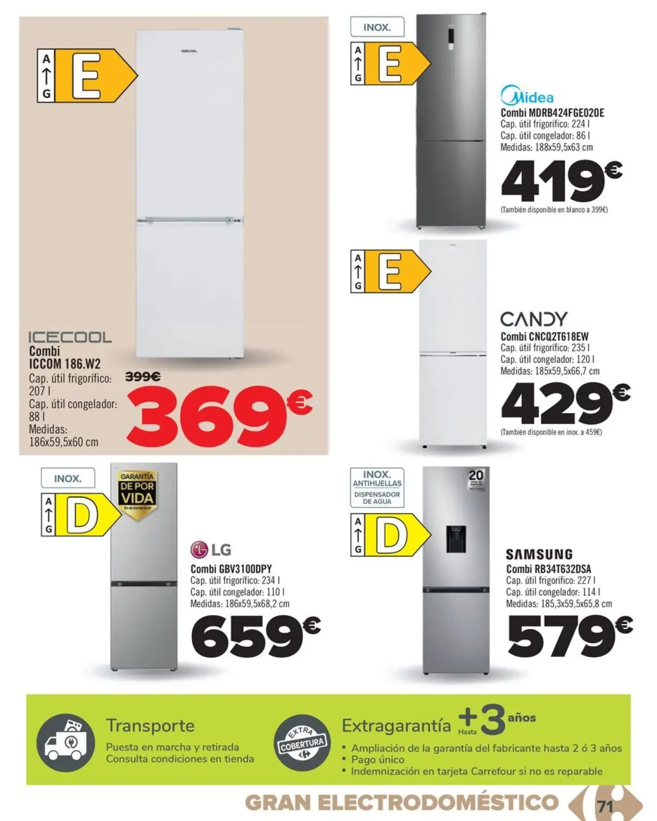 صفحة 71 ضمن عروض المنزل في كارفور إسبانيا