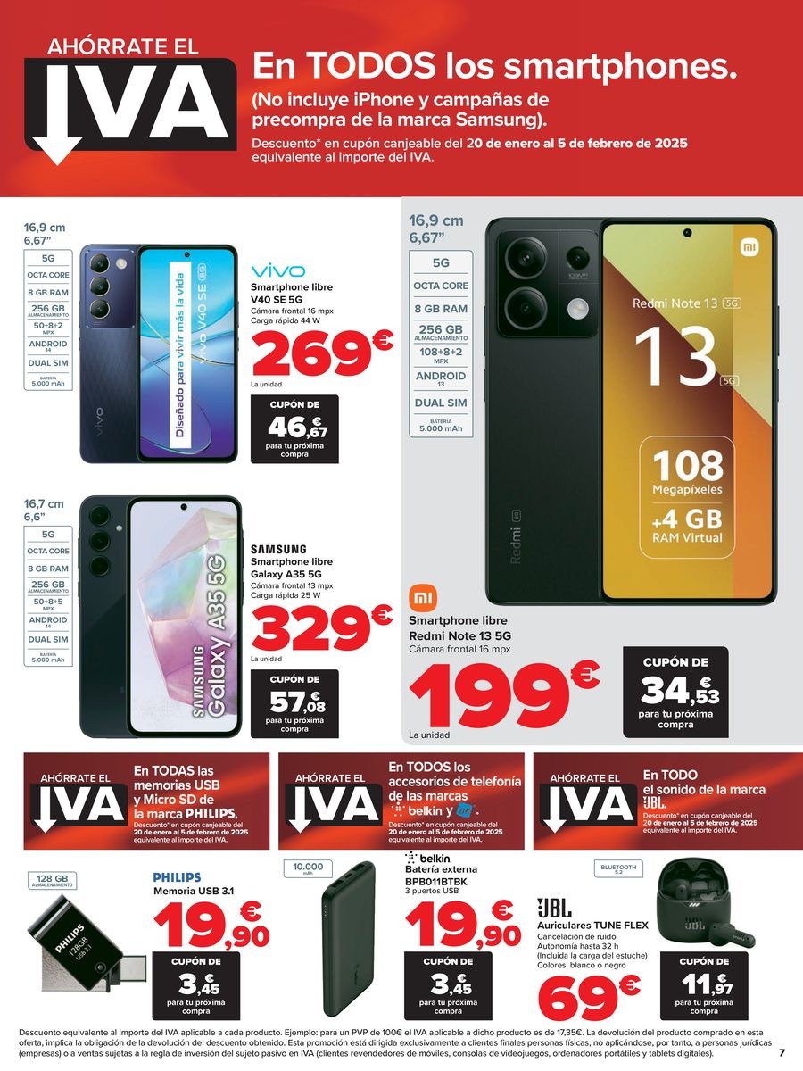 Ofertas de Carrefour España de 10 a 19 enero 2025 Ofertas SIN IVA
