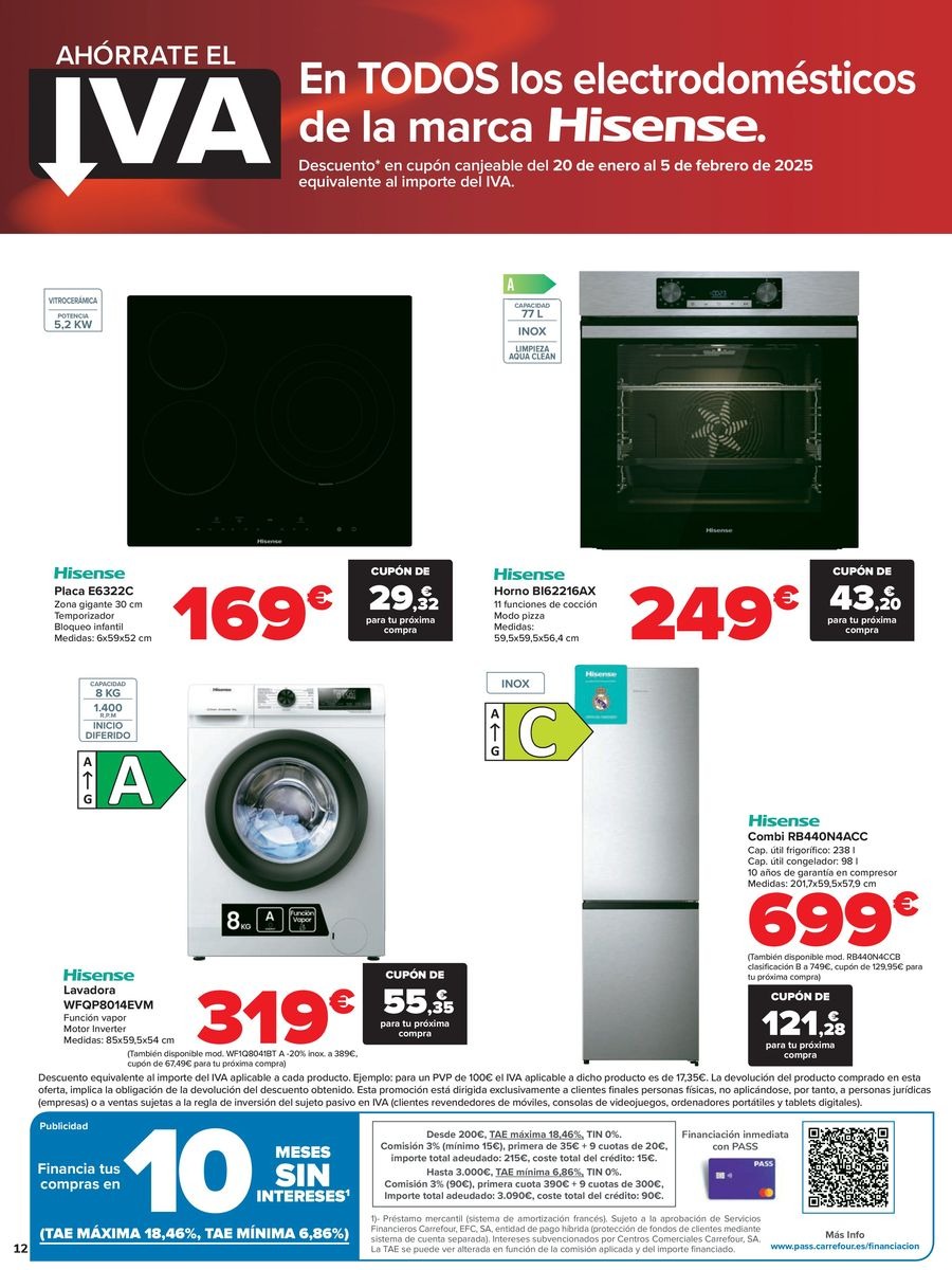 Ofertas de Carrefour España de 10 a 19 enero 2025 Ofertas SIN IVA