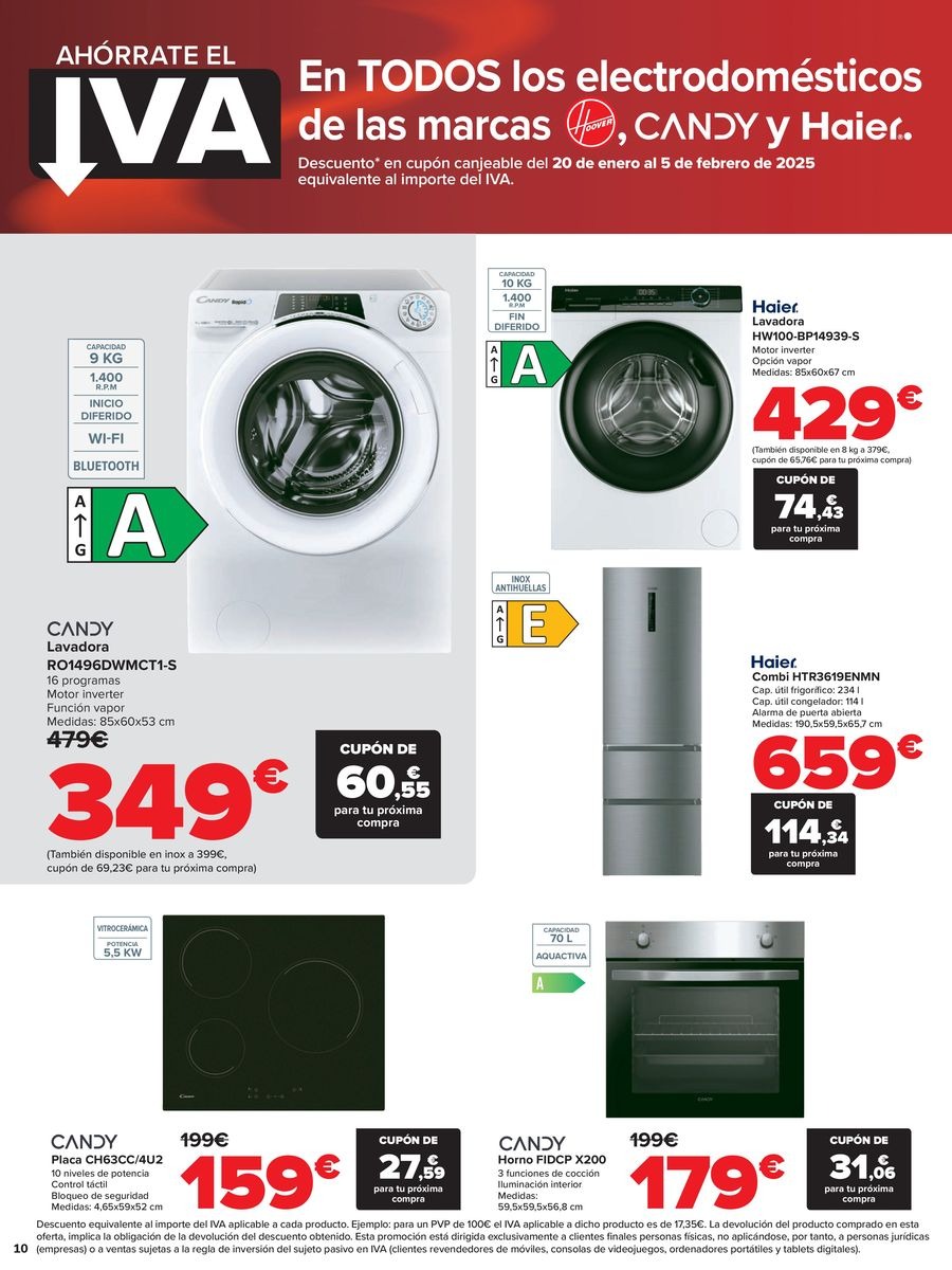 Ofertas de Carrefour España de 10 a 19 enero 2025 Ofertas SIN IVA