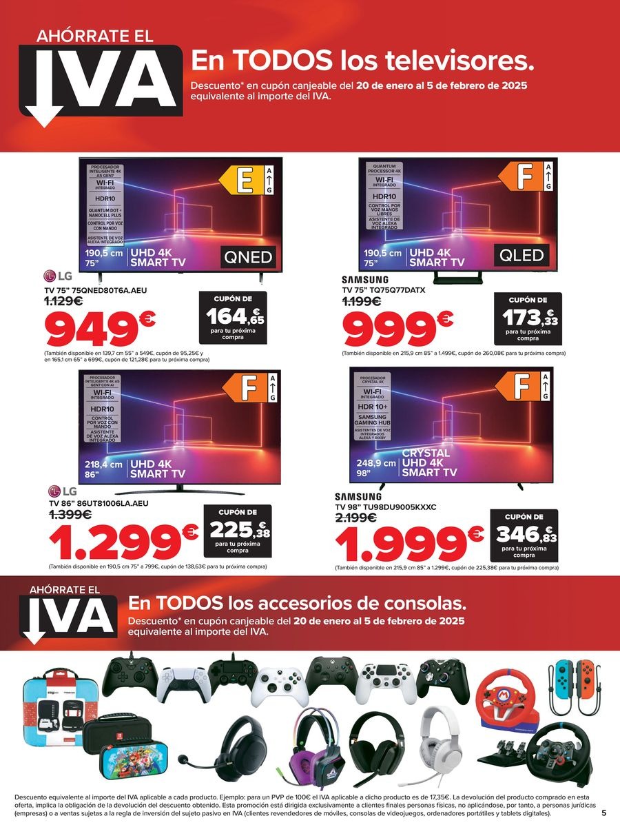 Ofertas de Carrefour España de 10 a 19 enero 2025 Ofertas SIN IVA
