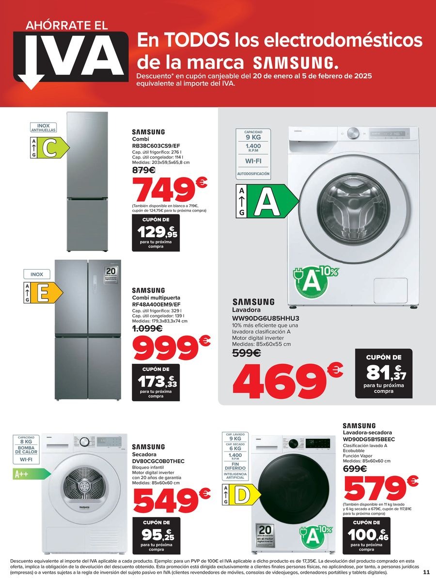 Ofertas de Carrefour España de 10 a 19 enero 2025 Ofertas SIN IVA