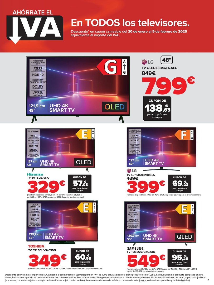 Ofertas de Carrefour España de 10 a 19 enero 2025 Ofertas SIN IVA