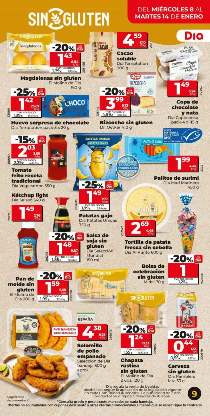 Page 9 dans Offres d'inauguration chez Dia Espagne