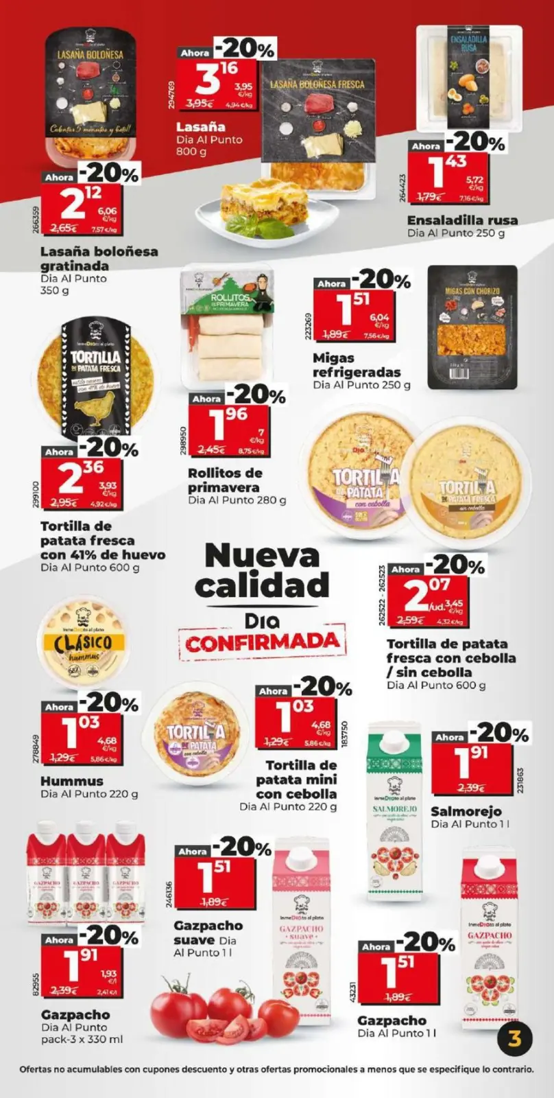 Page 3 dans De grosses économies chez Dia Espagne