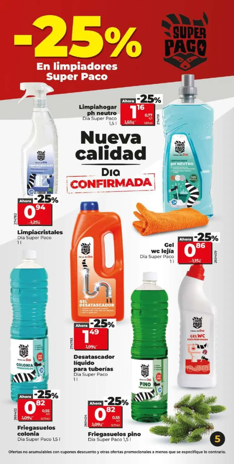 Page 5 dans De grosses économies chez Dia Espagne