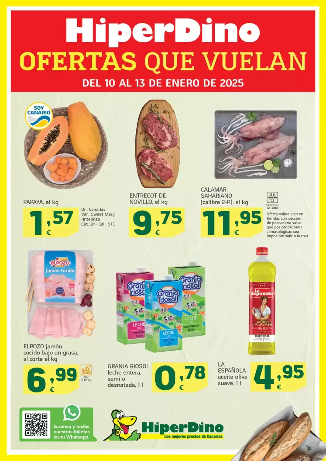 Página 1 en Ofertas Que Vuelan en HiperDino España