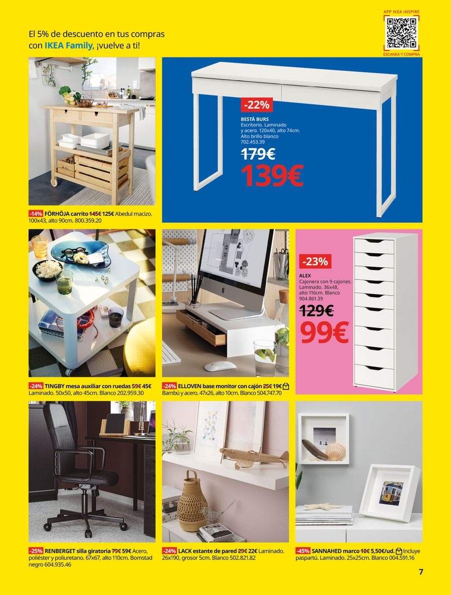 Ofertas de IKEA España de 7 a 31 enero 2025 Catálogo Festival