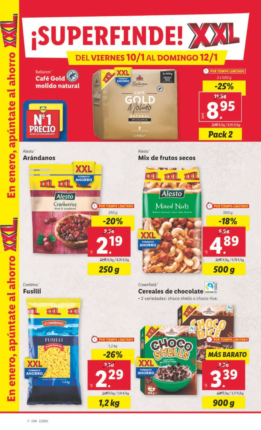Ofertas de Lidl España de 7 a 12 enero 2025 Ofertas XXL